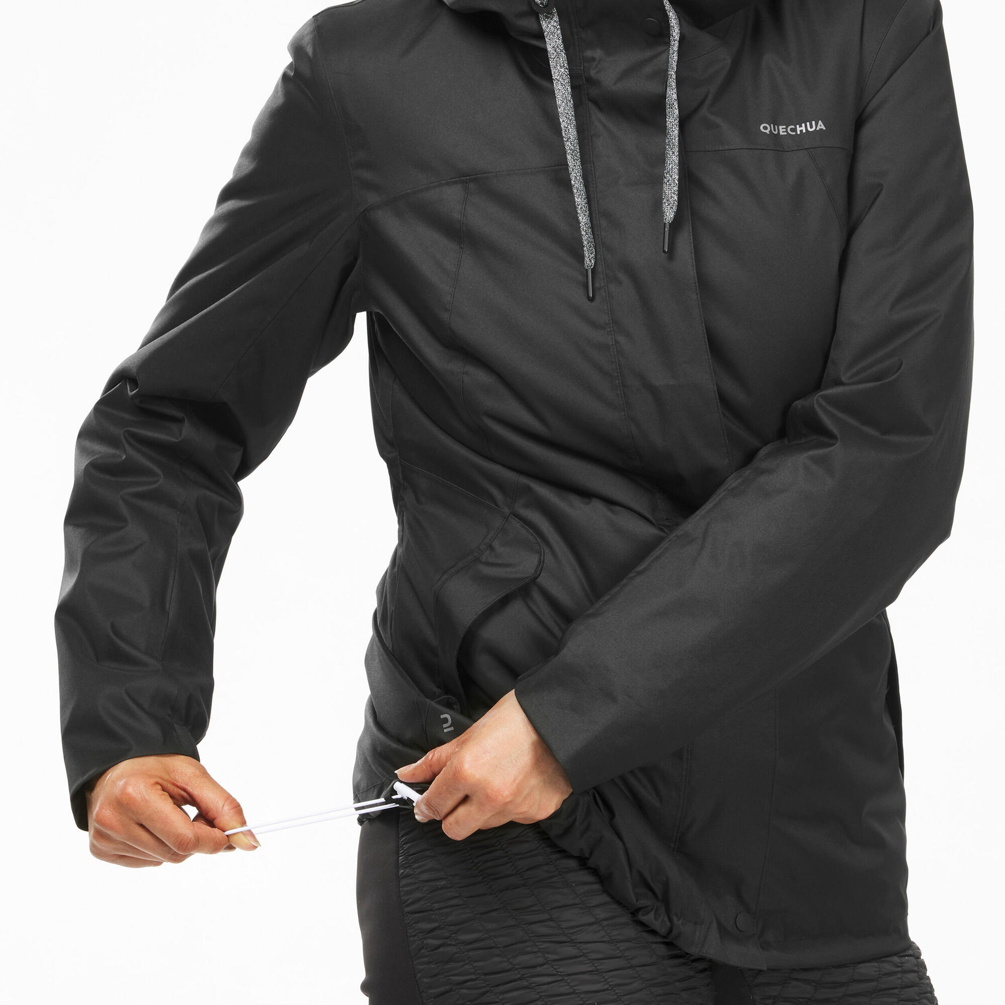 Quechua Women's hiking waterproof winter jacket - SH500 14°F - Image 8