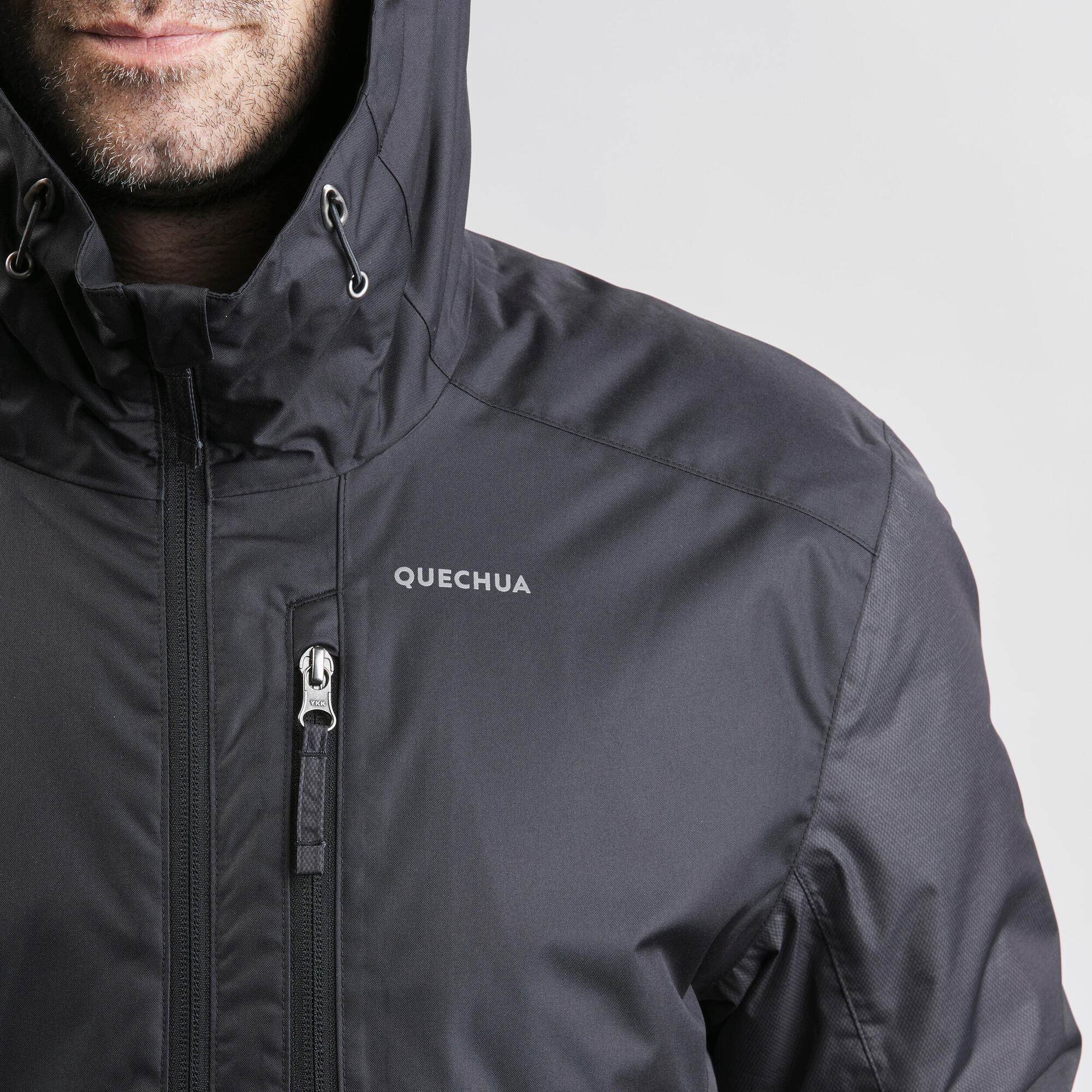 Quechua Men's hiking waterproof winter jacket - SH500 14°F - Image 3