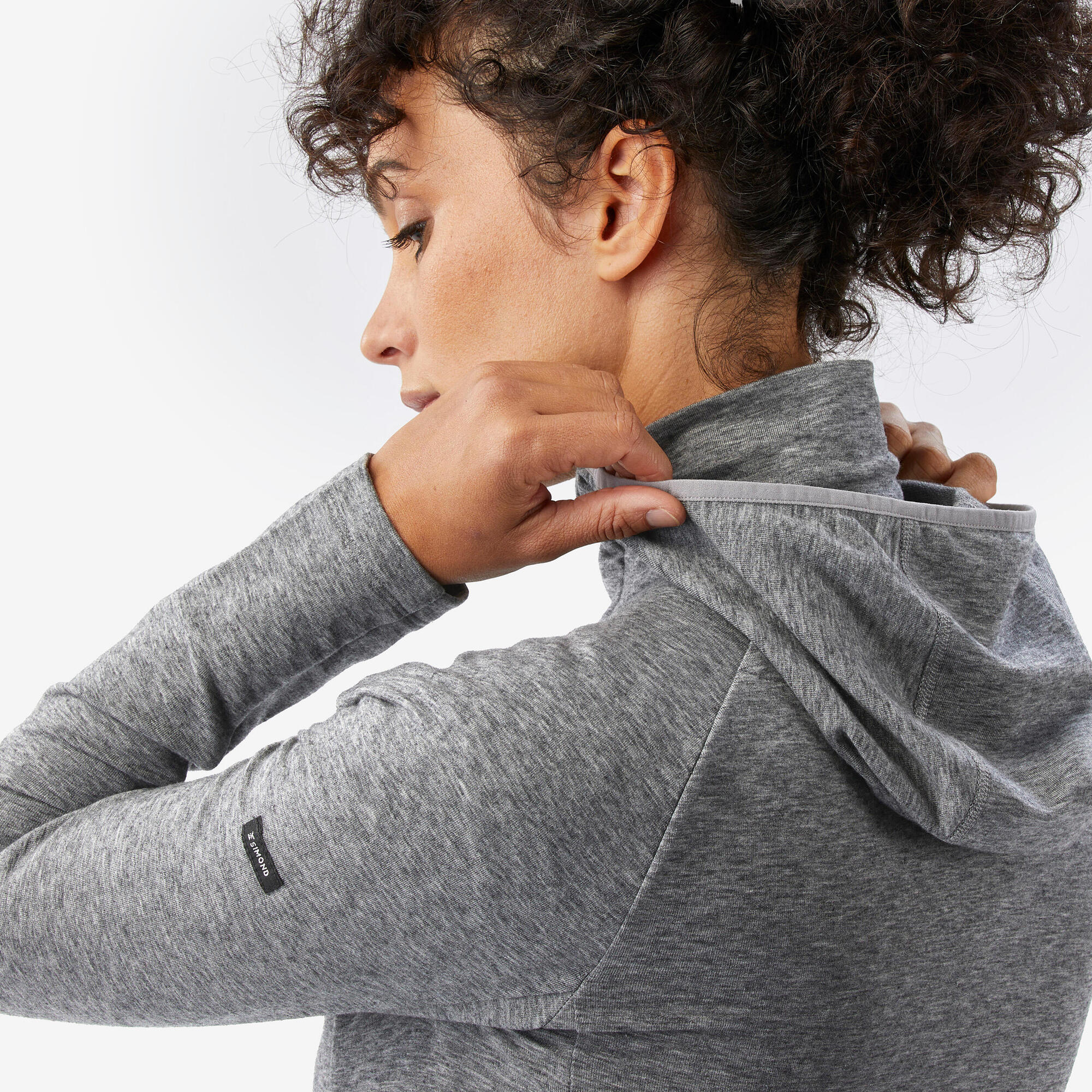 Simond Women's Merino and Lyocell Hooded Jacket Merino Fresh - Image 5