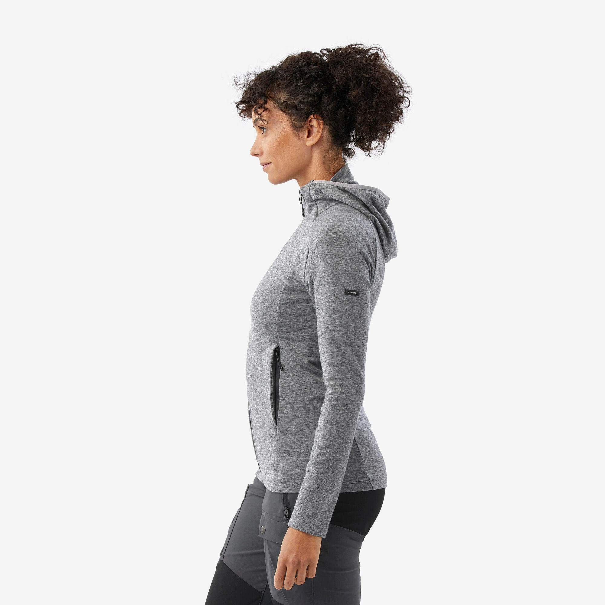 Simond Women's Merino and Lyocell Hooded Jacket Merino Fresh - Image 6