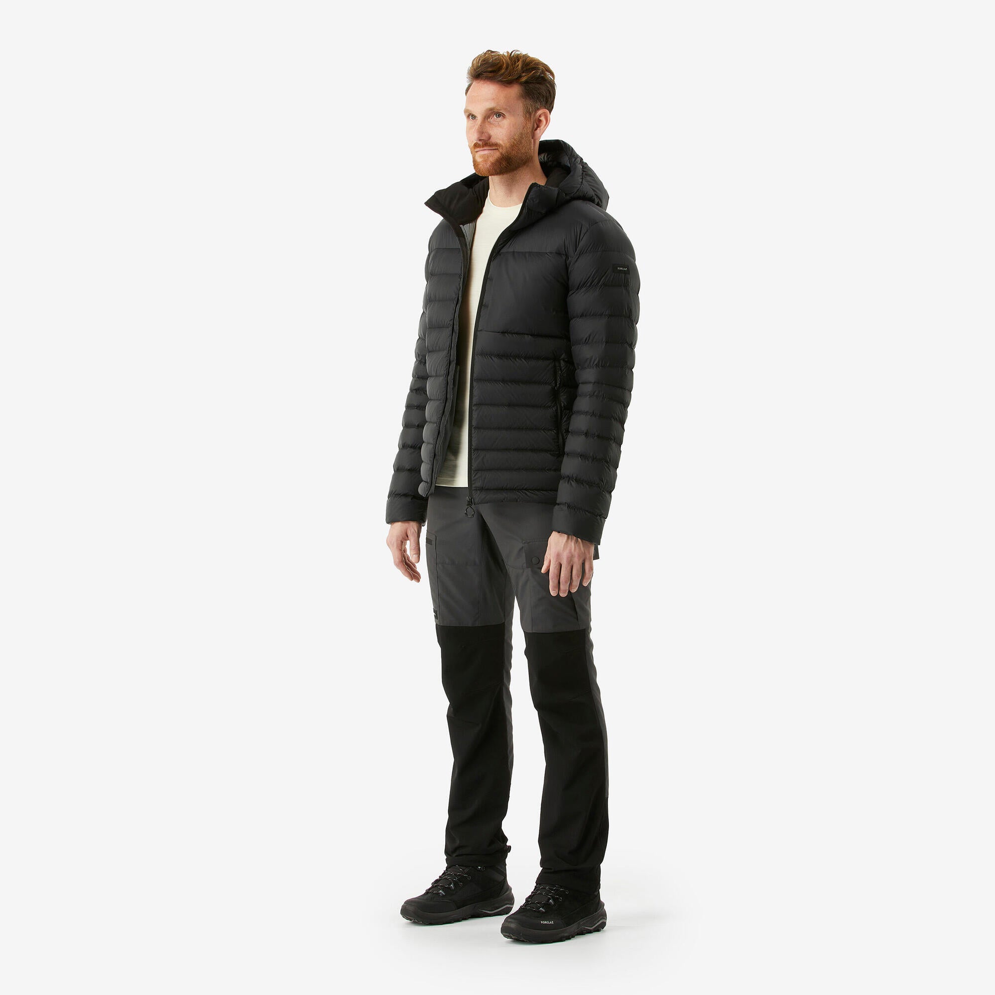 Forclaz Men's MT500 Hooded Down Puffer Jacket - Image 2