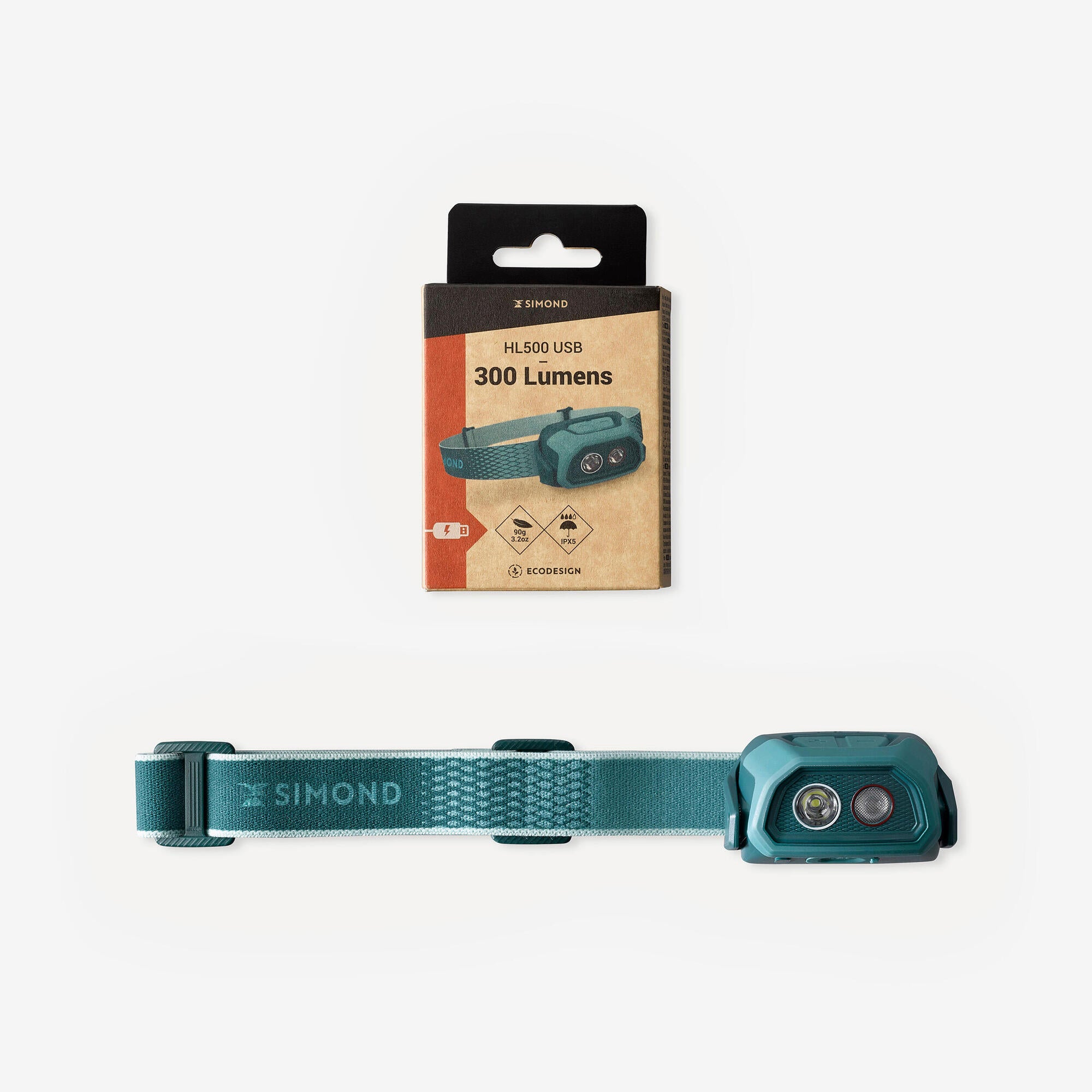 Simond HL500 USB 300 Lumen Headlamp - Image 6