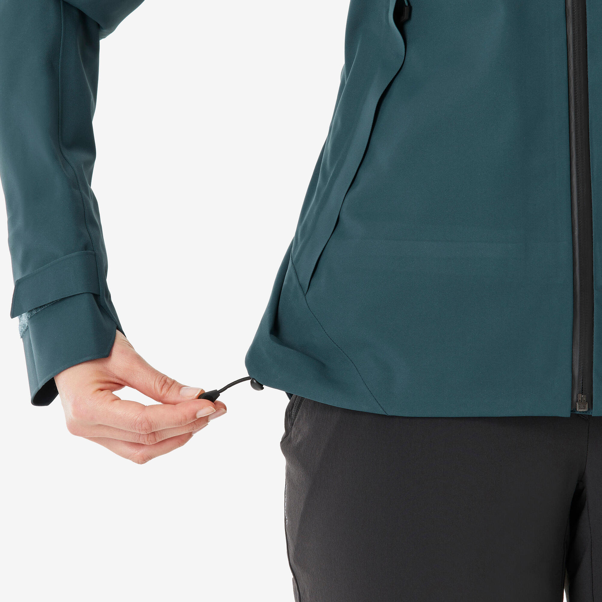 Quechua Women's MH500 Lightweight Waterproof Hiking Jacket - Image 5