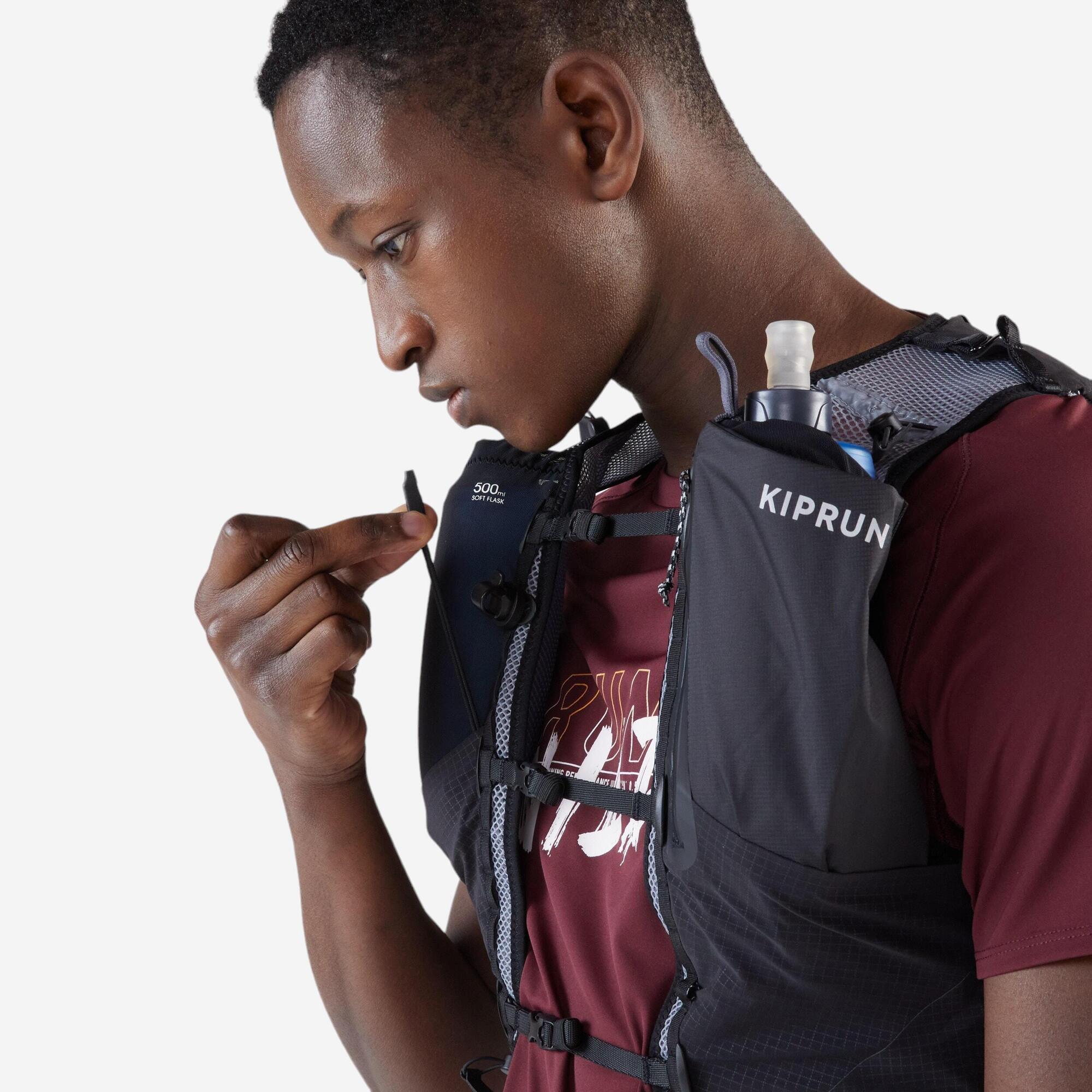 Kiprun 10L Running Hydration Vest - 1L Water Bladder Included - Image 4