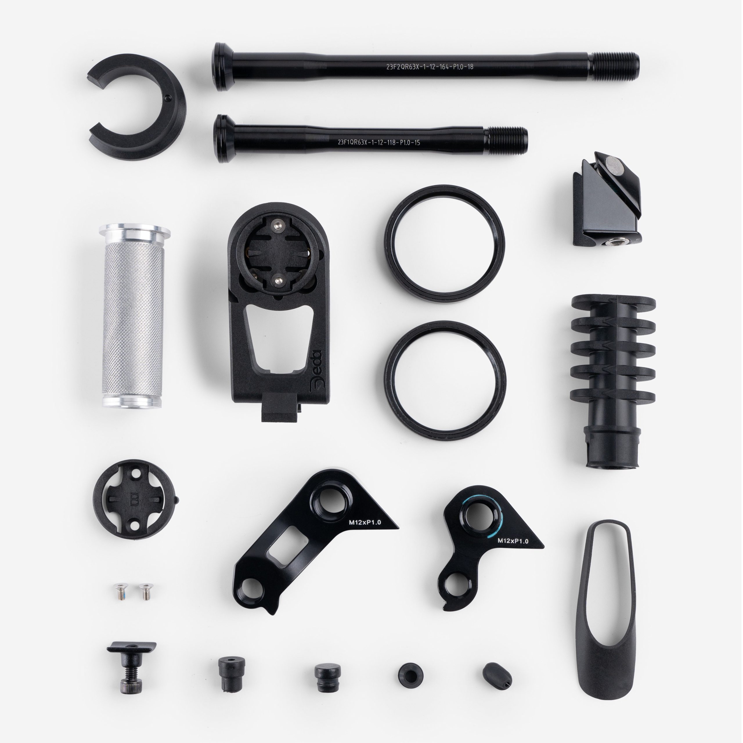 Van Rysel RCR Pro Frame Kit Raw Carbon + Fork + Stem + Seat Post - Image 4